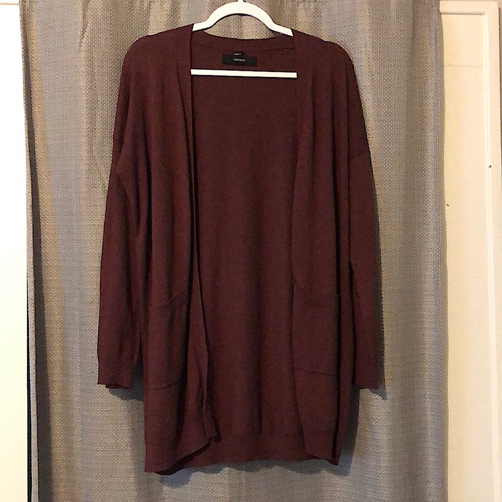 Open-Front Cardigan